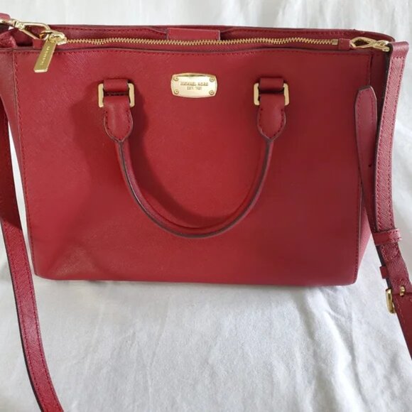 ⭐ Michael Kors red crossbody bag - Picture 2 of 6